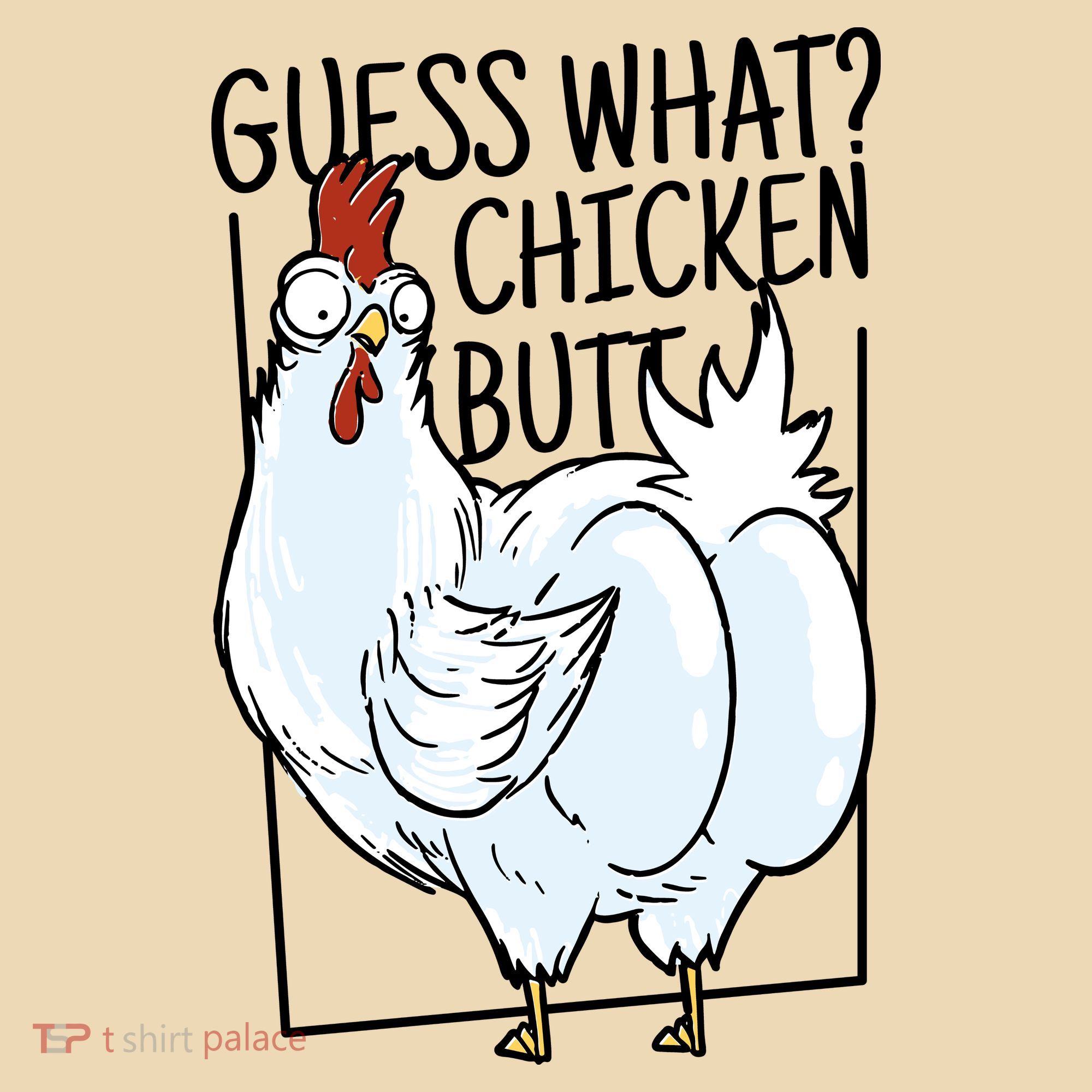 Guess What Chicken Butt Funny Tote Bag