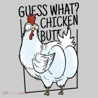 Guess What Chicken Butt Funny Performance Fleece Hoodie thumb 2