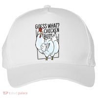 Guess What Chicken Butt Funny Five-Panel Snapback Cap thumb 0