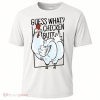 Guess What Chicken Butt Funny Cooling Performance Crew T-Shirt thumb 0