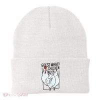Guess What Chicken Butt Funny Beanie thumb 0