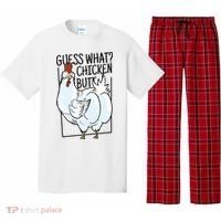 Guess What Chicken Butt Funny Pajama Set thumb 0