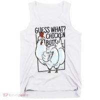 Guess What Chicken Butt Funny Tank Top thumb 0