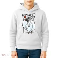 Guess What Chicken Butt Funny Kids Hoodie thumb 4