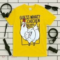 Guess What Chicken Butt Funny T-Shirt thumb 5