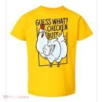 Guess What Chicken Butt Funny Toddler T-Shirt thumb 0