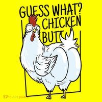 Guess What Chicken Butt Funny Kids T-Shirt thumb 4
