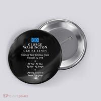George Washington Crossing Delaware River 1776 Button thumb 0