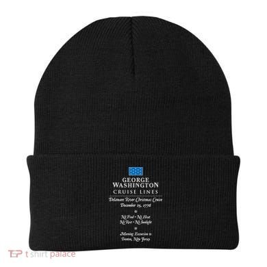George Washington Crossing Delaware River 1776 Beanie