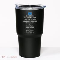 George Washington Crossing Delaware River 1776 Tumbler thumb 0