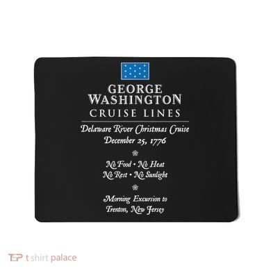 George Washington Crossing Delaware River 1776 Mousepad