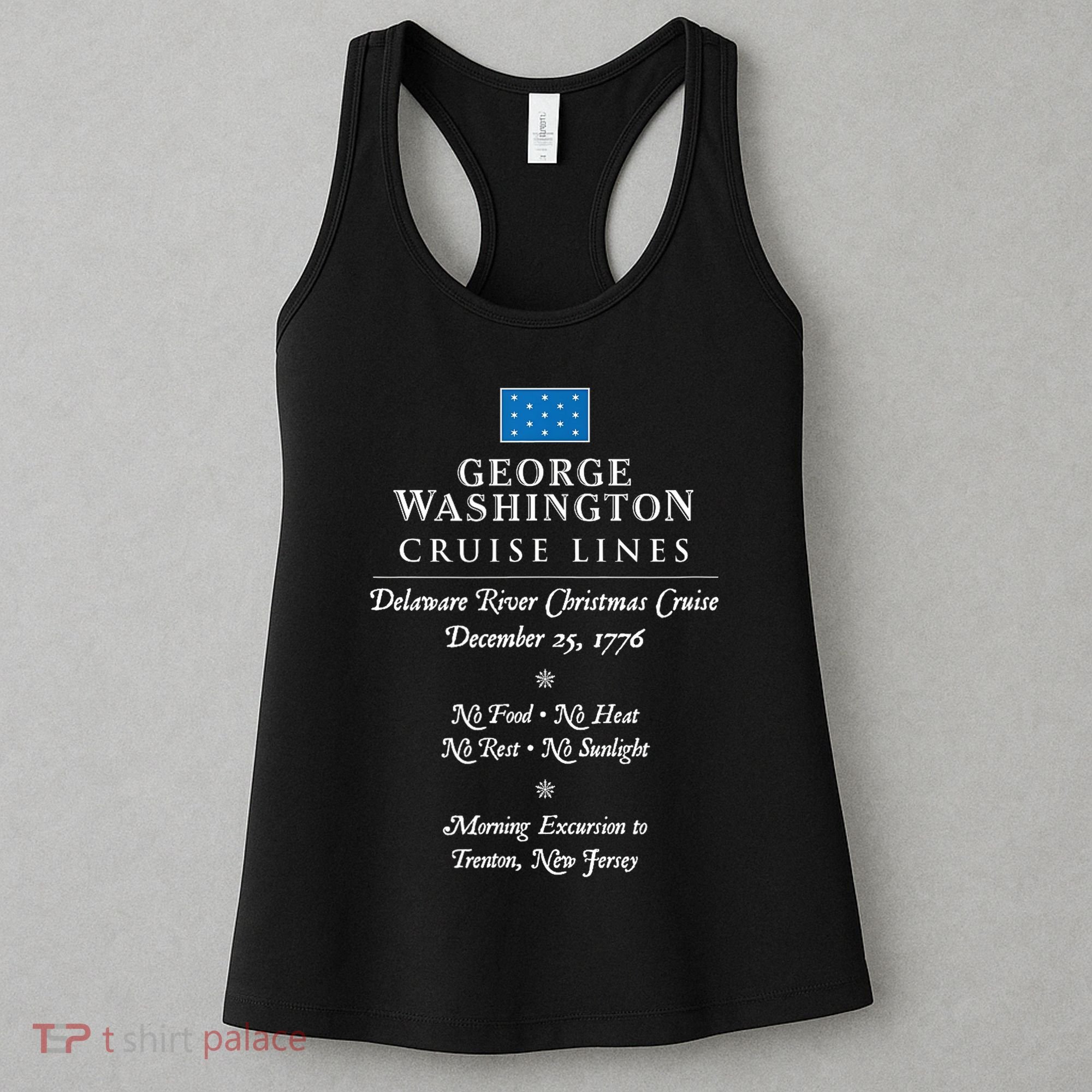 George Washington Crossing Delaware River 1776 Women's Tank Top