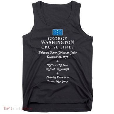 George Washington Crossing Delaware River 1776 Tank Top