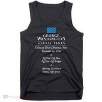 George Washington Crossing Delaware River 1776 Tank Top thumb 0