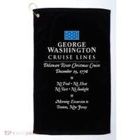 George Washington Crossing Delaware River 1776 Golf Towel thumb 0