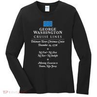 George Washington Crossing Delaware River 1776 Women's Long Sleeve Shirt thumb 0