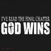 God Wins Christian I Have Read The Final Chapter Doggie Tank thumb 4