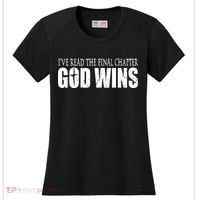 God Wins Christian I Have Read The Final Chapter Women's Cooling Performance Crew T-Shirt thumb 0