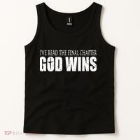 God Wins Christian I Have Read The Final Chapter Tank Top thumb 2