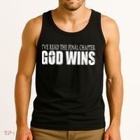God Wins Christian I Have Read The Final Chapter Tank Top thumb 3