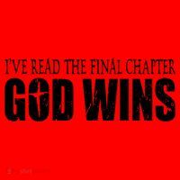 God Wins Christian I Have Read The Final Chapter Santa Hat thumb 1