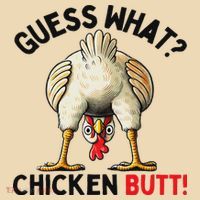 Guess What Chicken Butt Chicken Tote Bag thumb 4