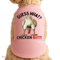 Guess What Chicken Butt Chicken Doggie Tank thumb 0