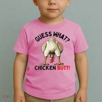 Guess What Chicken Butt Chicken Toddler T-Shirt thumb 2