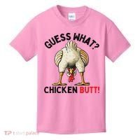 Guess What Chicken Butt Chicken Kids T-Shirt thumb 0