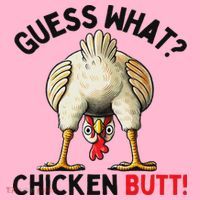 Guess What Chicken Butt Chicken Kids T-Shirt thumb 4