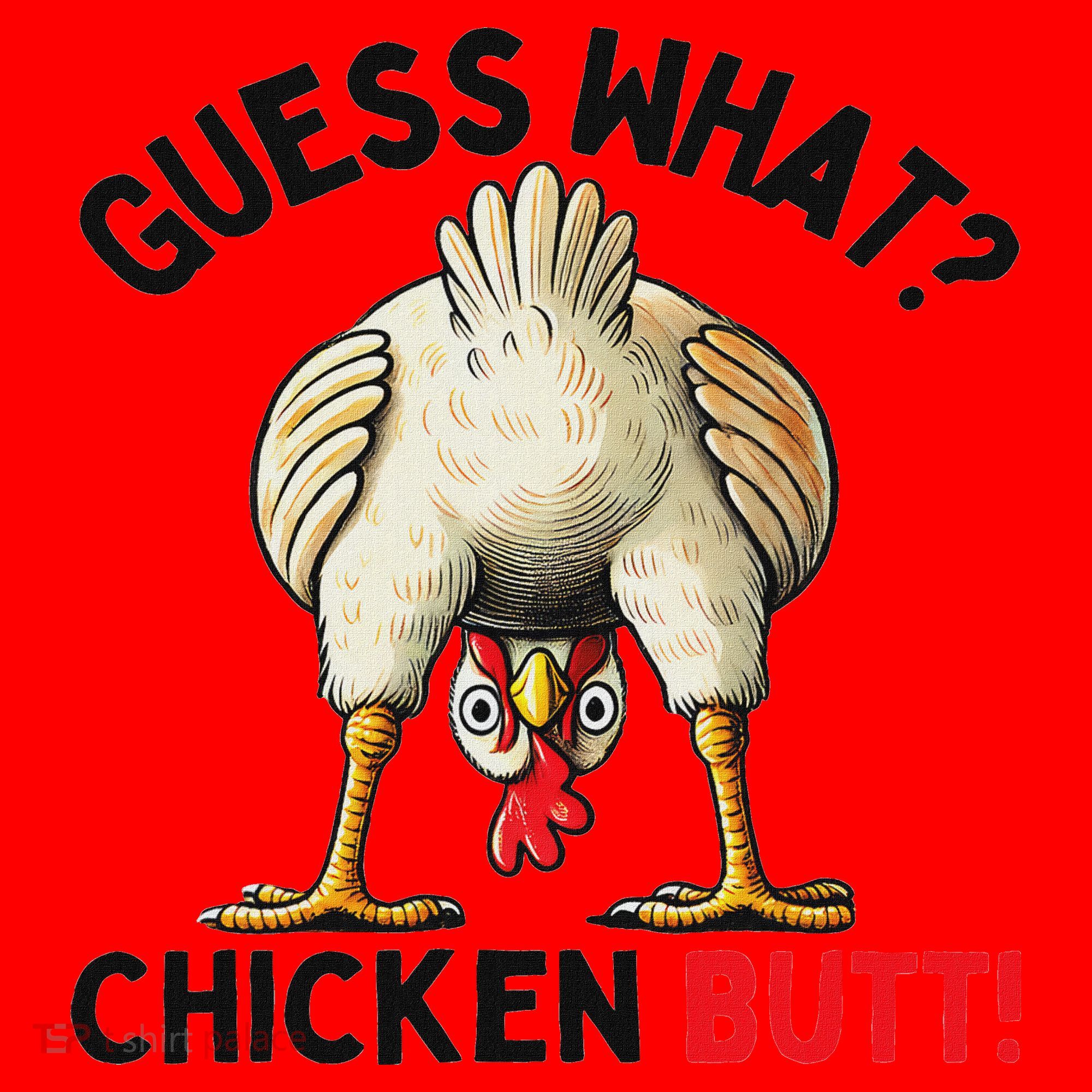 Guess What Chicken Butt Chicken Santa Hat