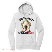Guess What Chicken Butt Chicken Women's Hoodie thumb 0