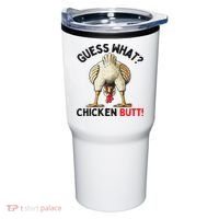 Guess What Chicken Butt Chicken Tumbler thumb 0