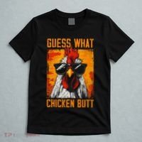 Guess What Chicken Butt Funny Saying Rooster T-Shirt thumb 5