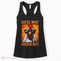 Guess What Chicken Butt Funny Saying Rooster Women's Tank Top thumb 0