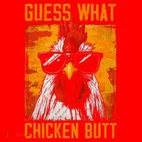Guess What Chicken Butt Funny Saying Rooster Santa Hat thumb 1