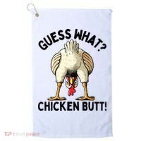 Guess What Chicken Butt! Golf Towel thumb 0