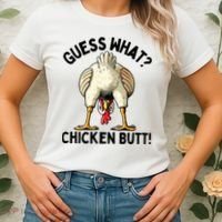 Guess What Chicken Butt! Women's T-Shirt thumb 2