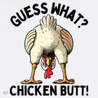 Guess What Chicken Butt! Kids T-Shirt thumb 4