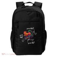 Guess What Chicken Butt Guess Why Chicke Thigh Guess Who Poo Gift Backpack thumb 0