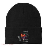 Guess What Chicken Butt Guess Why Chicke Thigh Guess Who Poo Gift Beanie thumb 0
