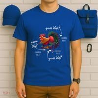Guess What Chicken Butt Guess Why Chicke Thigh Guess Who Poo Gift T-Shirt thumb 6