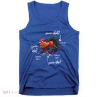Guess What Chicken Butt Guess Why Chicke Thigh Guess Who Poo Gift Tank Top thumb 0