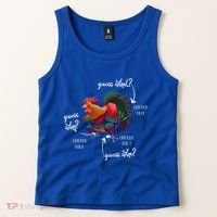 Guess What Chicken Butt Guess Why Chicke Thigh Guess Who Poo Gift Tank Top thumb 2