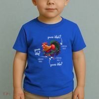 Guess What Chicken Butt Guess Why Chicke Thigh Guess Who Poo Gift Toddler T-Shirt thumb 2