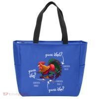 Guess What Chicken Butt Guess Why Chicke Thigh Guess Who Poo Gift Tote Bag thumb 0