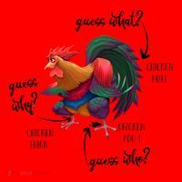Guess What Chicken Butt Guess Why Chicke Thigh Guess Who Poo Gift Santa Hat thumb 1