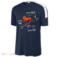 Guess What Chicken Butt Guess Why Chicke Thigh Guess Who Poo Gift Sport-Tek Competitor United Soccer Jersey thumb 2
