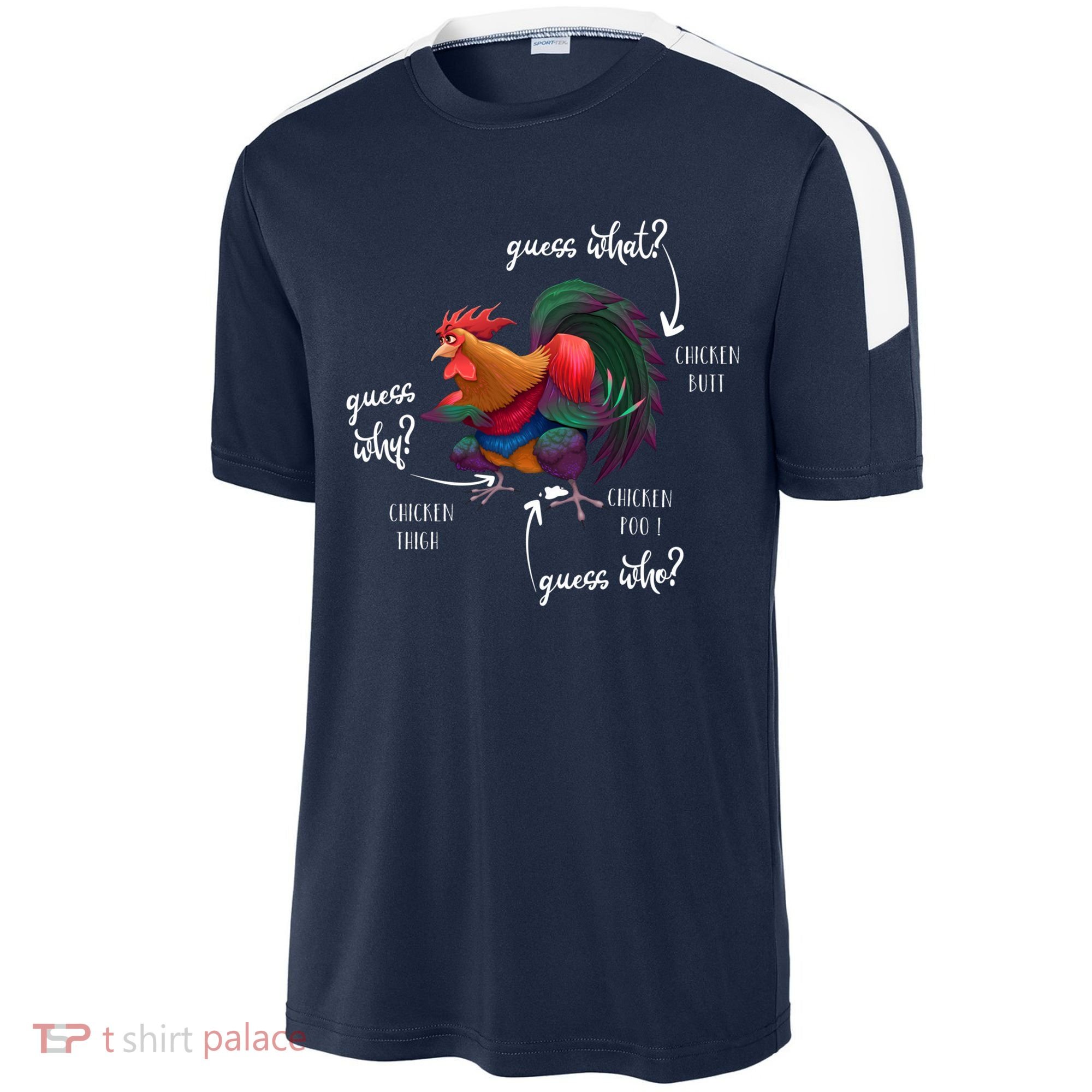 Guess What Chicken Butt Guess Why Chicke Thigh Guess Who Poo Gift Sport-Tek Competitor United Soccer Jersey