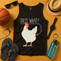Guess What Chicken Butt Tank Top thumb 4